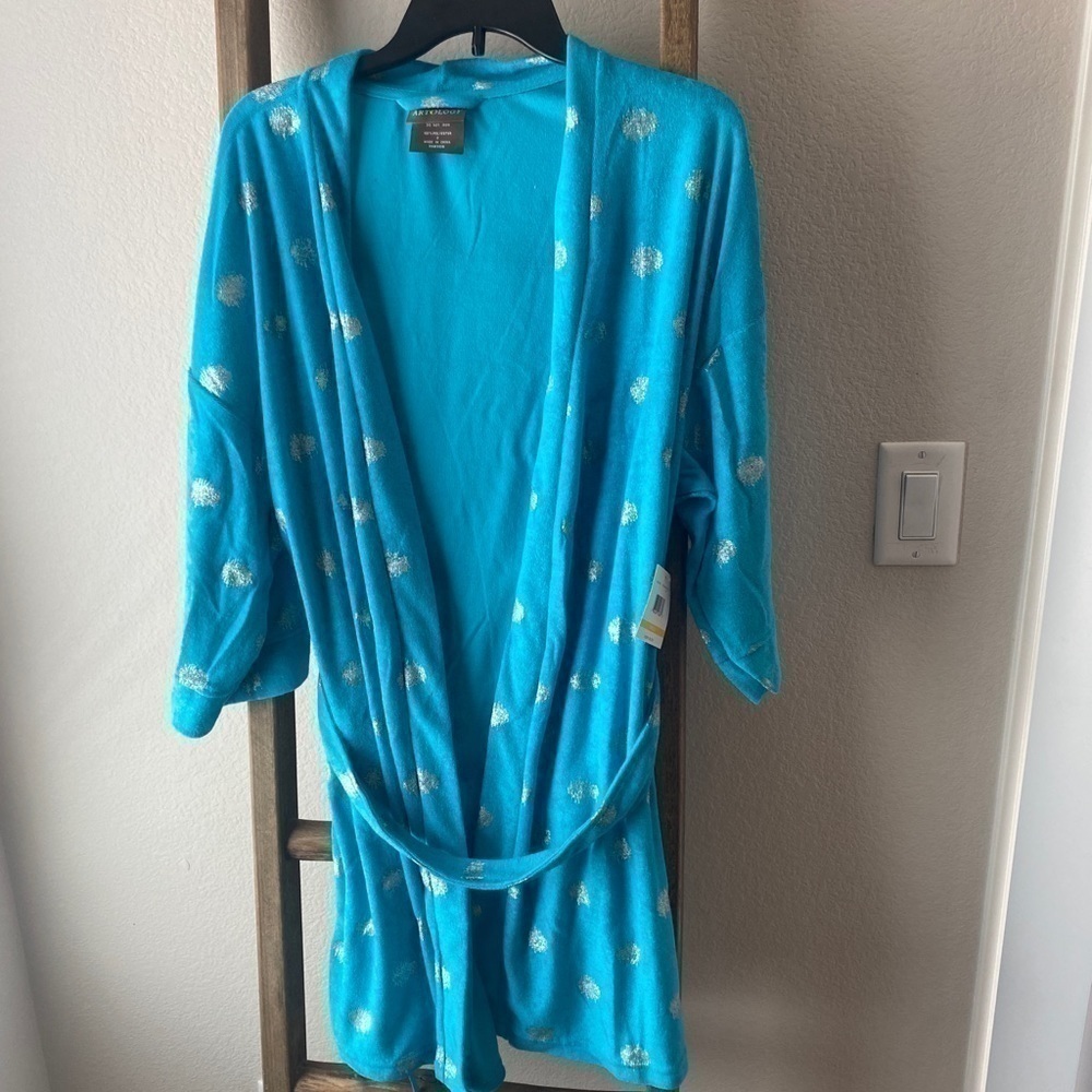 NWT - Artology Robe - blue size small